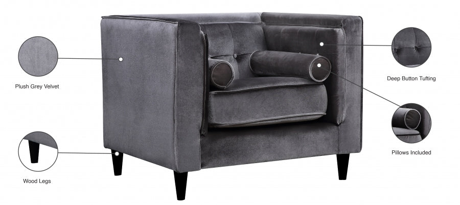 Chaise Taylor en velours