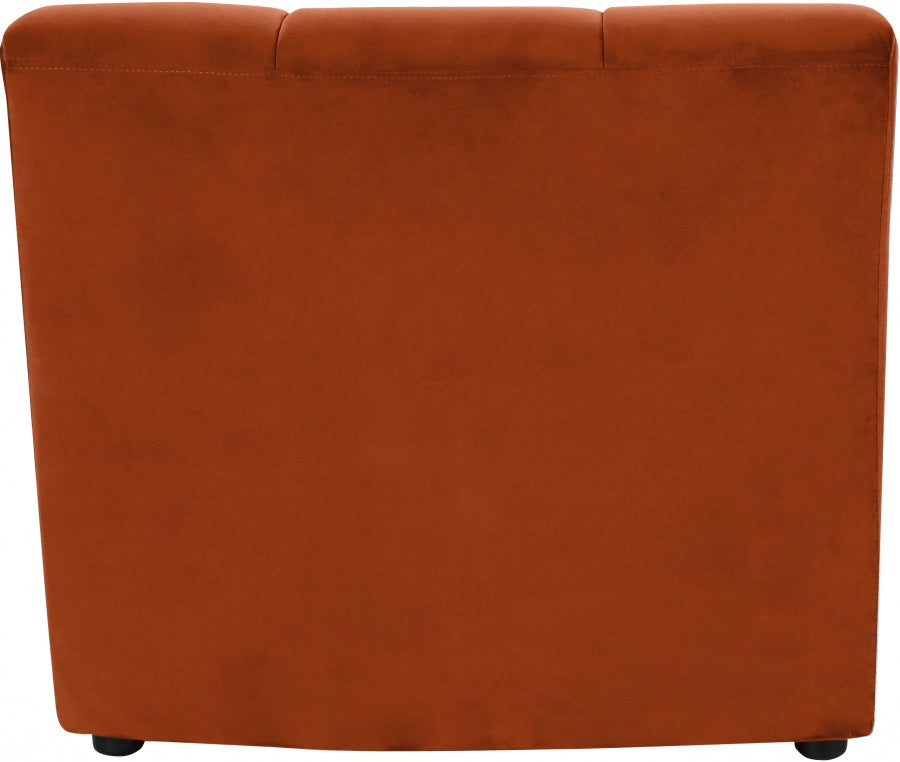 Chaise modulaire en velours Limitless