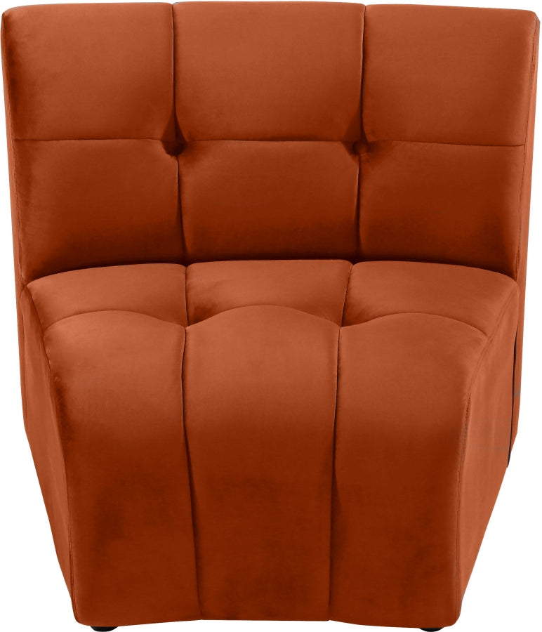 Chaise modulaire en velours Limitless
