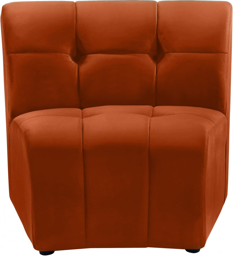 Chaise modulaire en velours Limitless
