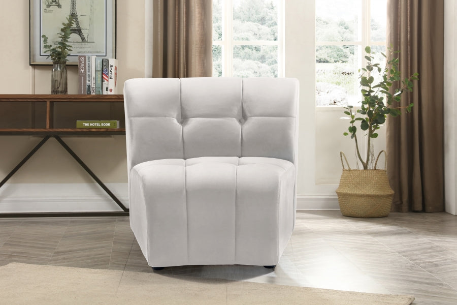 Chaise modulaire en velours Limitless