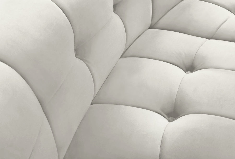 Chaise modulaire en velours Limitless