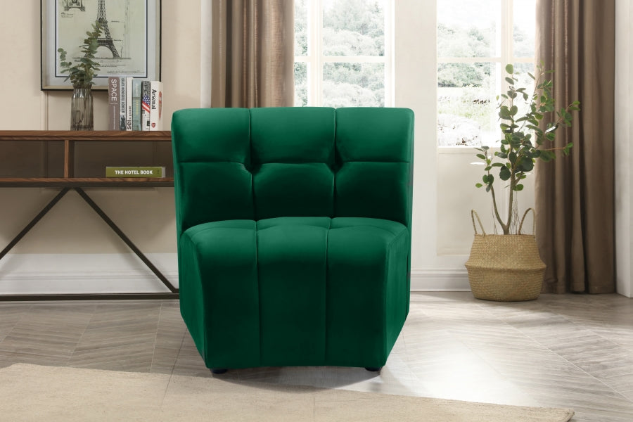 Chaise modulaire en velours Limitless