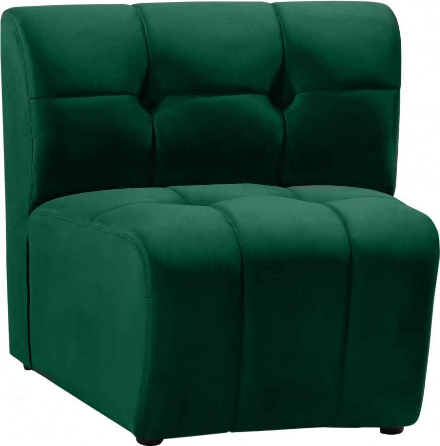 Chaise modulaire en velours Limitless
