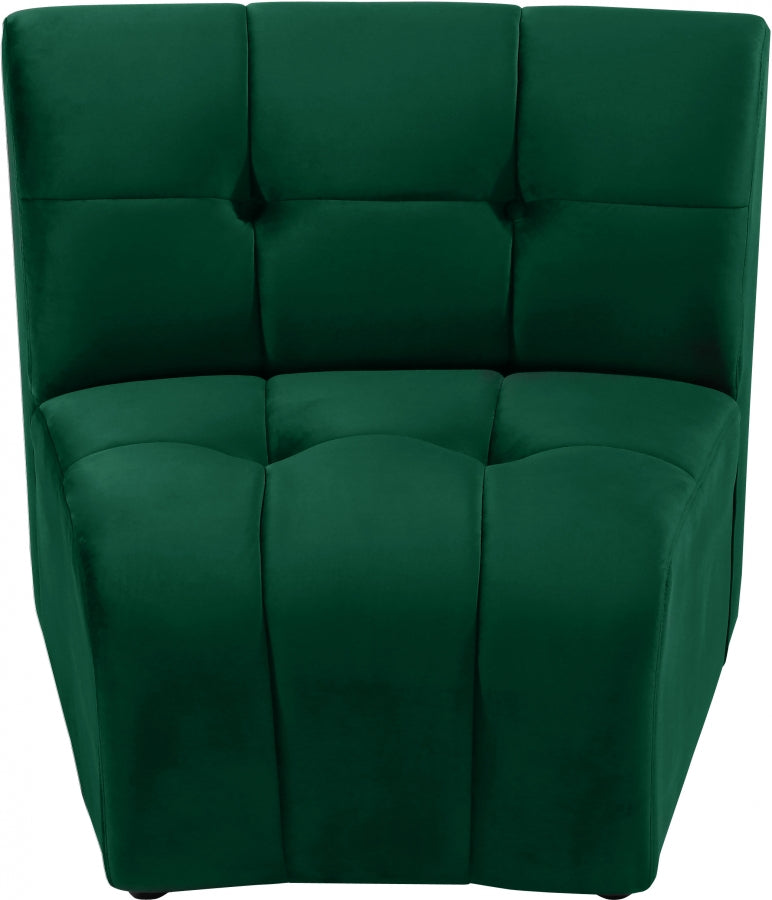 Chaise modulaire en velours Limitless