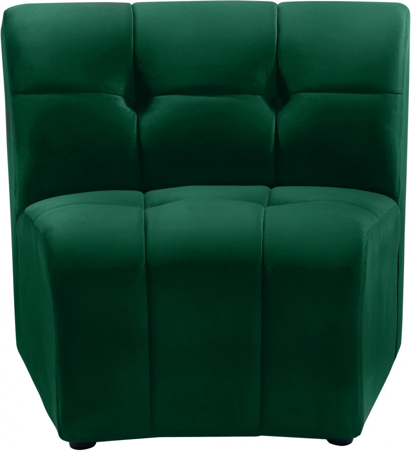 Chaise modulaire en velours Limitless