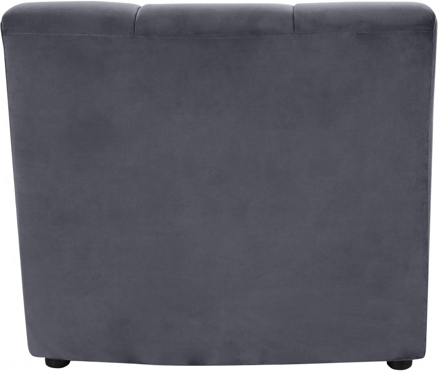 Chaise modulaire en velours Limitless