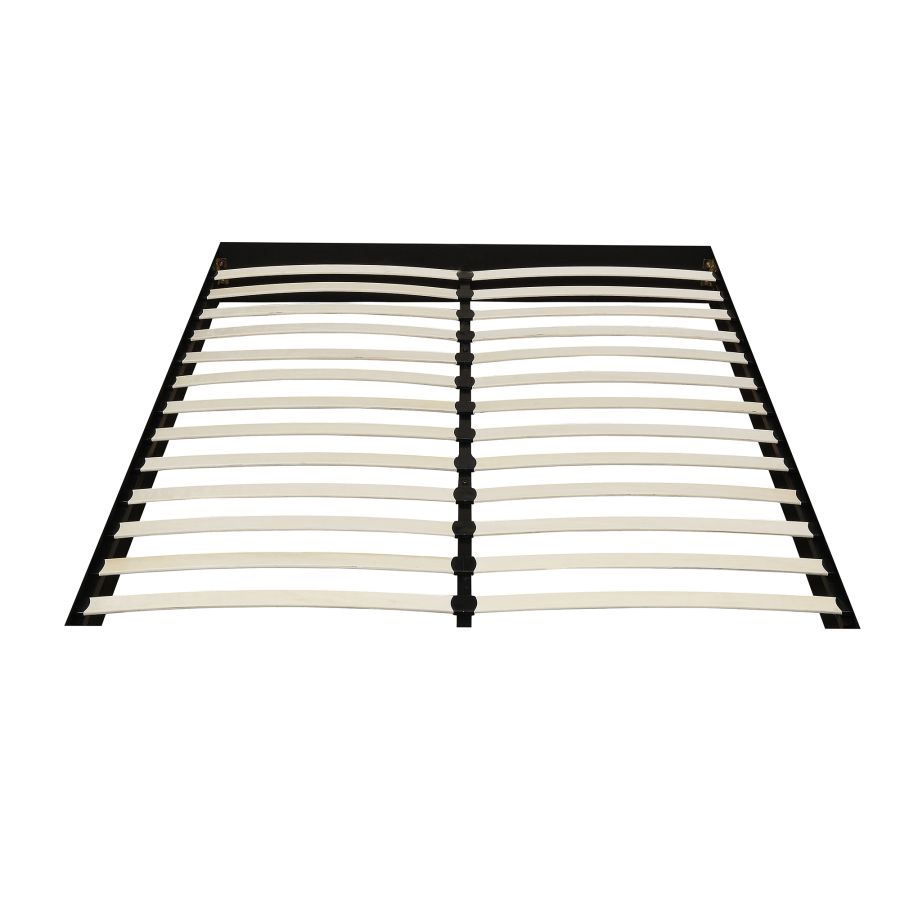 Grand lit plateforme Rimo de 60 po en gris