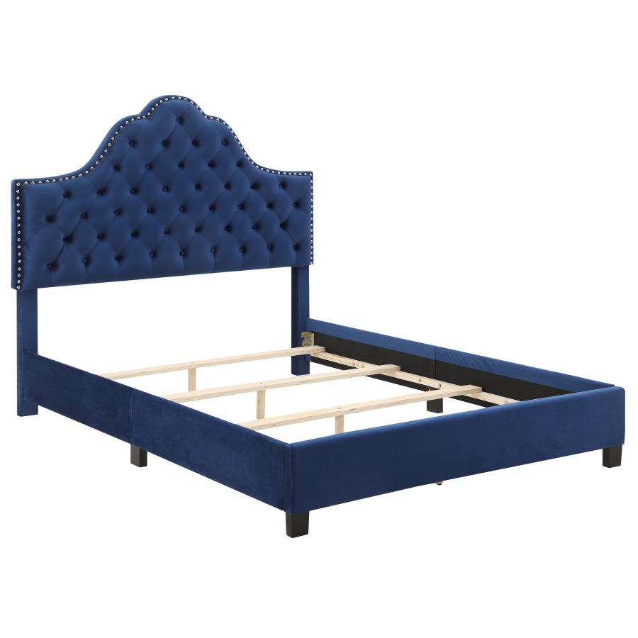 Grand lit Greta 60" en bleu