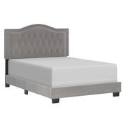 Lit double Pixie 54" en gris clair