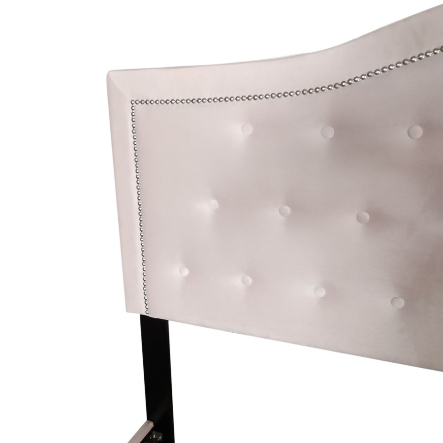 Lit queen 60" Pixie en rose poudré