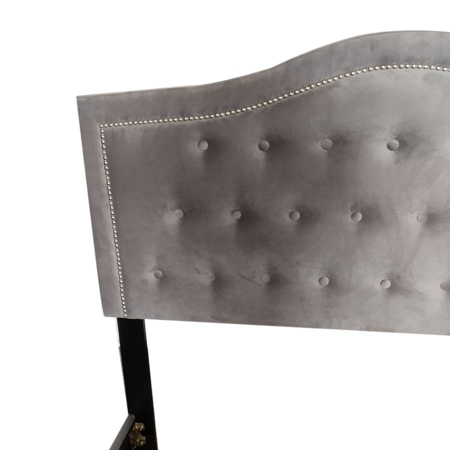 Lit queen 60" Pixie en gris clair