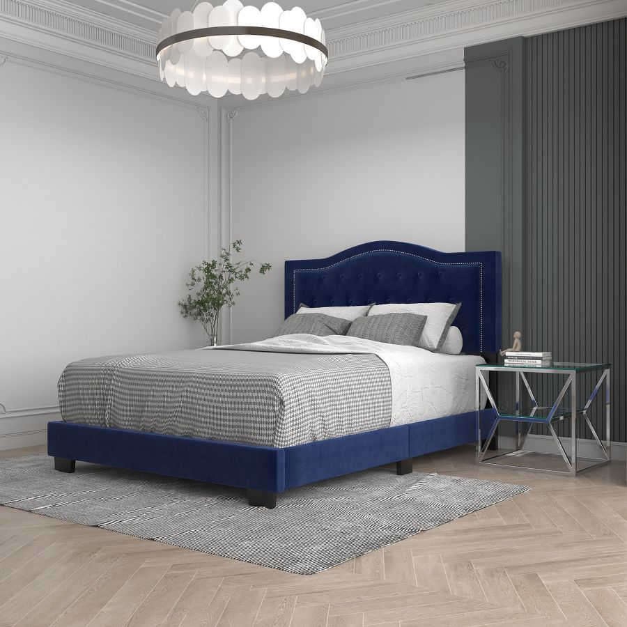 Lit queen 60" Pixie en bleu