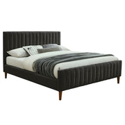 Lit plateforme Queen 60 po Hannah en charbon de bois