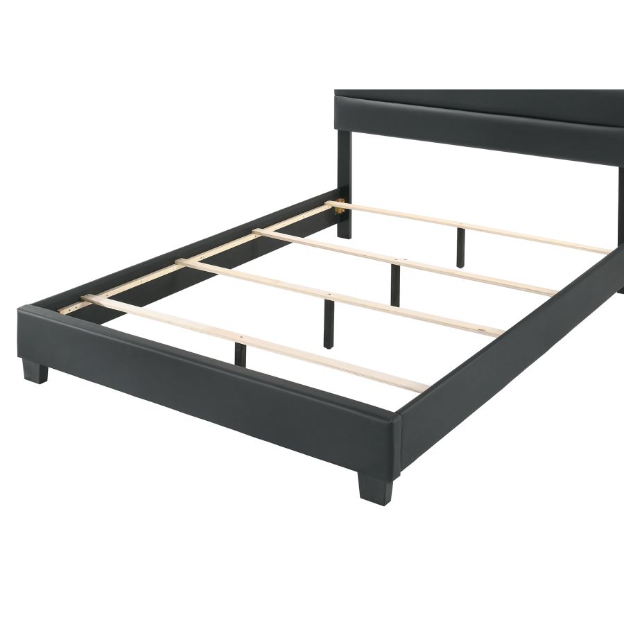 Lit double Gary 54" en noir