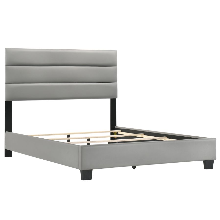 Lit double Gary de 54 po en gris