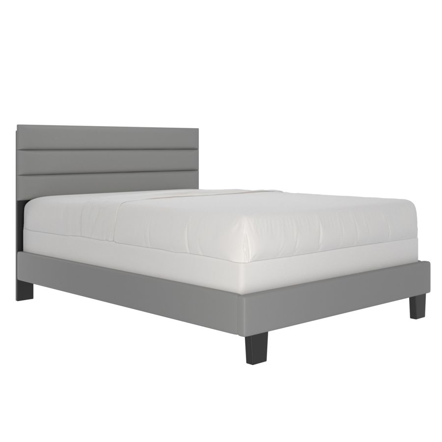 Lit double Gary de 54 po en gris