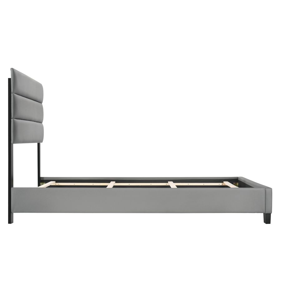 Lit double Gary de 54 po en gris