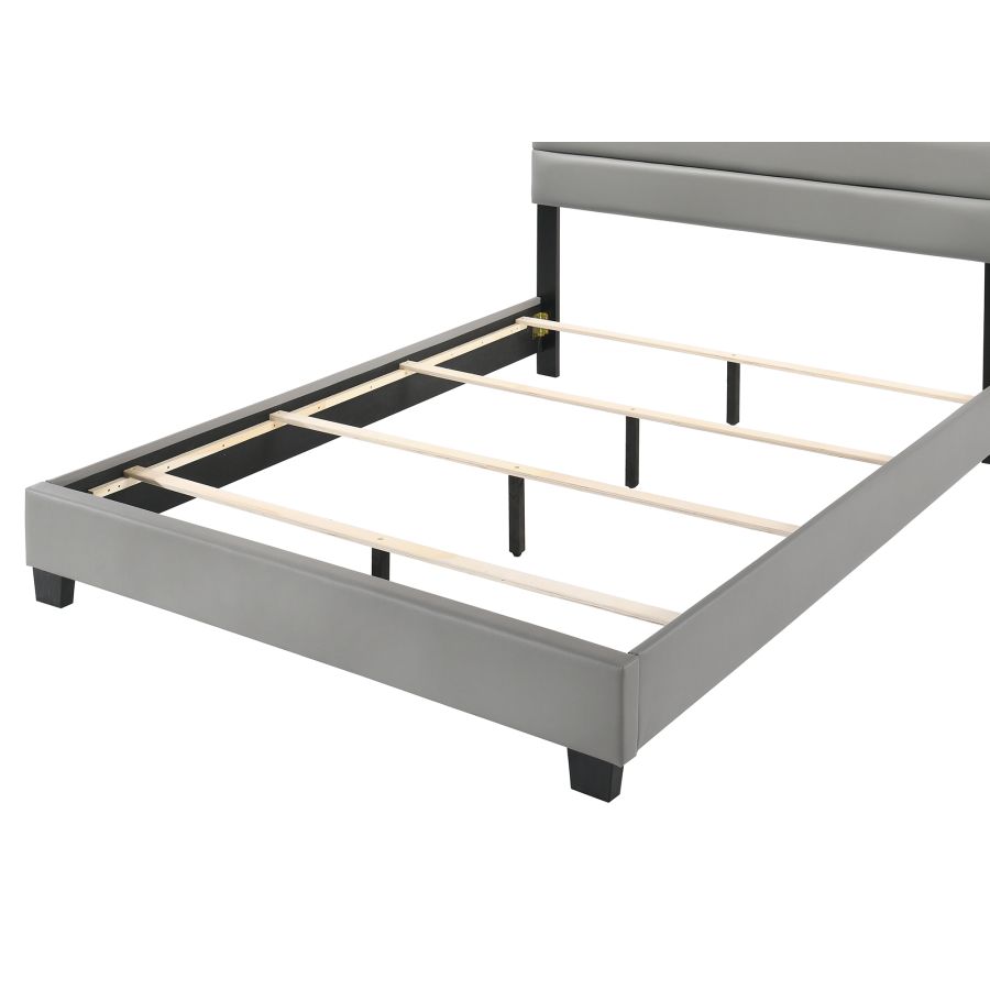 Lit double Gary de 54 po en gris