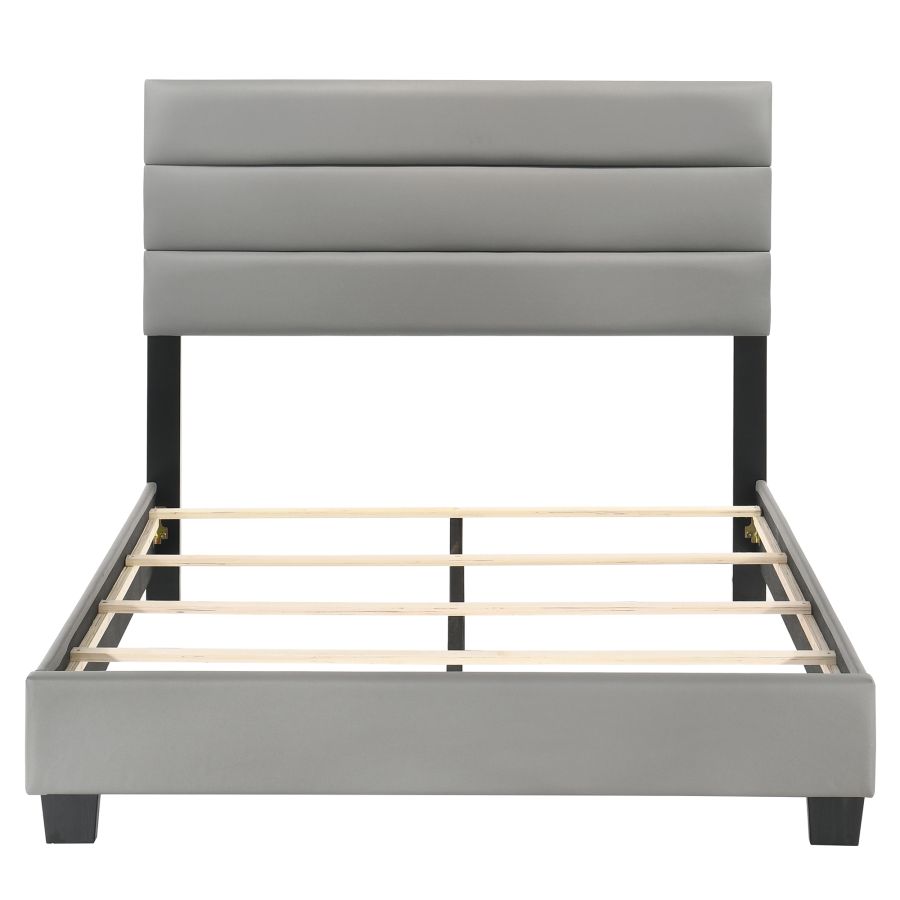 Lit double Gary de 54 po en gris