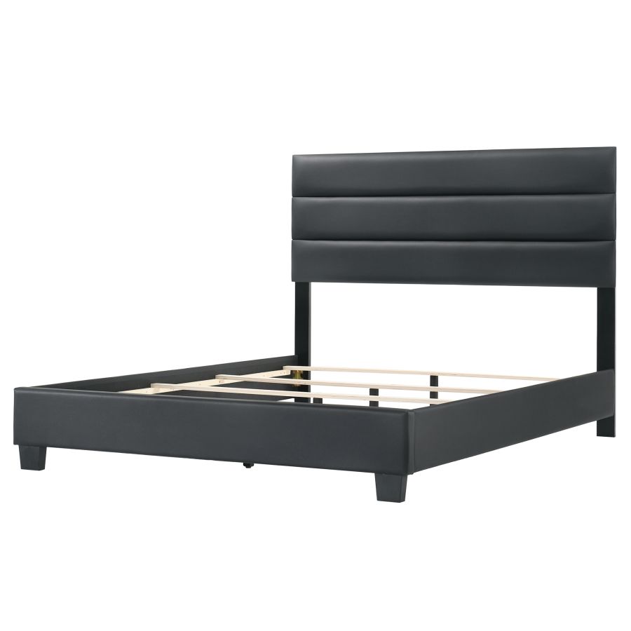 Lit queen 60" Gary en noir