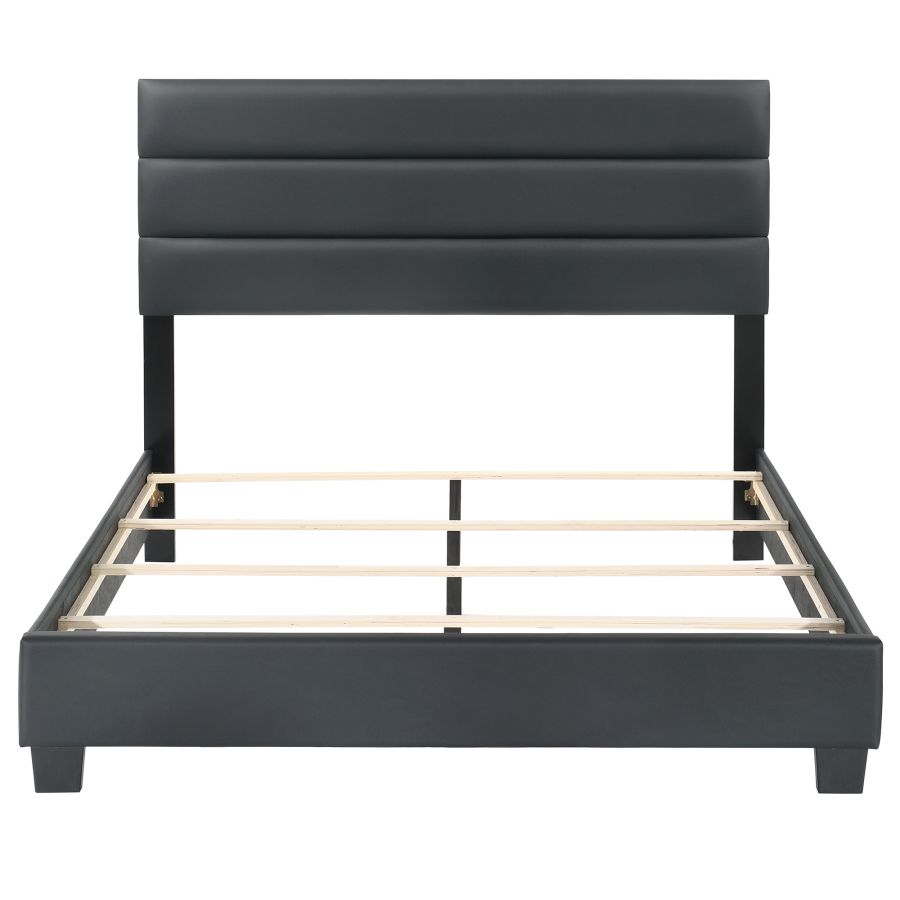 Lit queen 60" Gary en noir