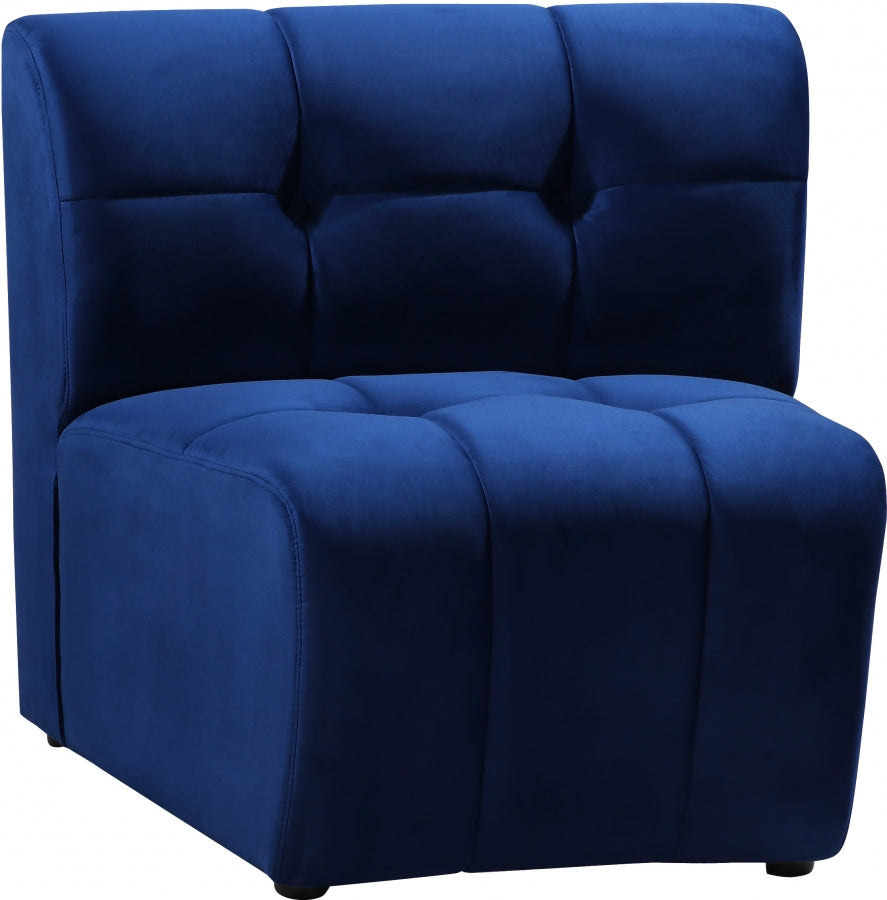 Chaise modulaire en velours Limitless