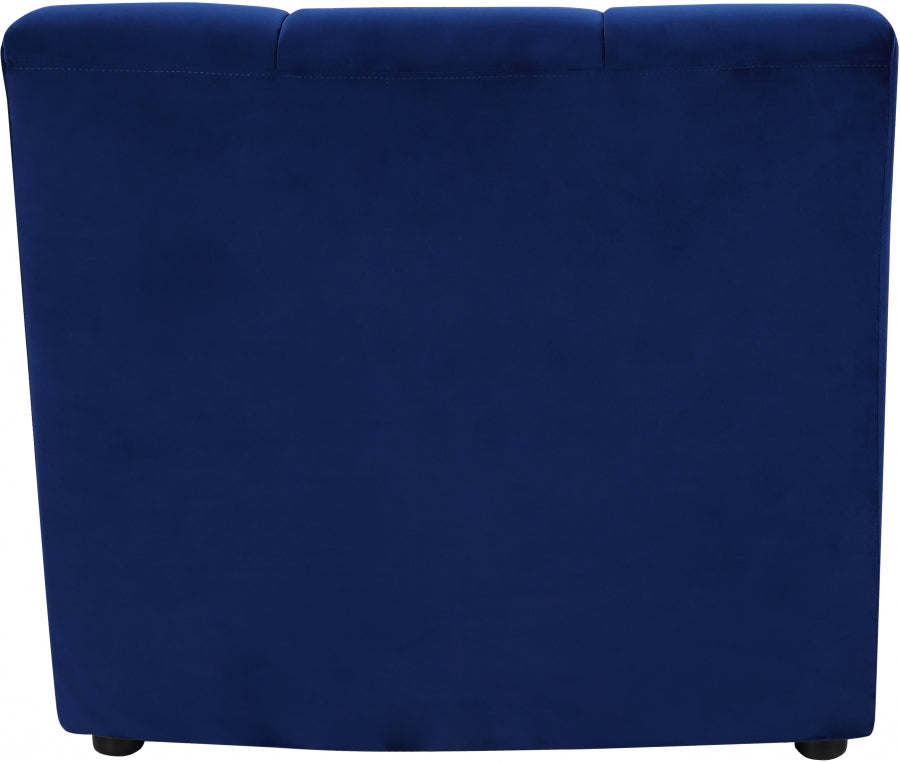 Chaise modulaire en velours Limitless