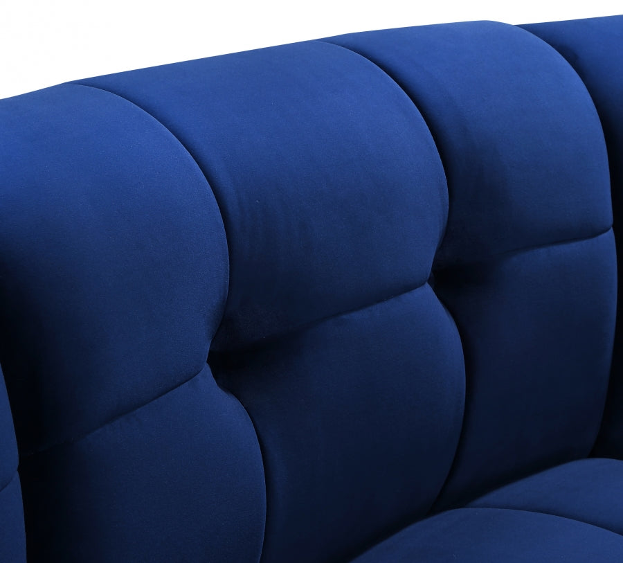 Chaise modulaire en velours Limitless