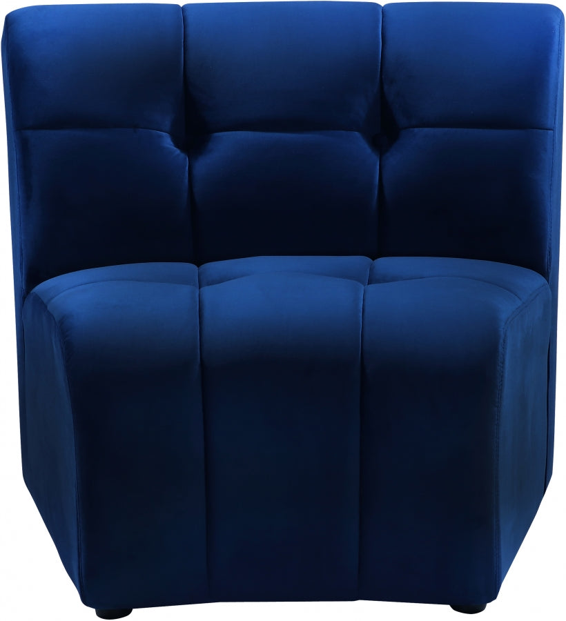 Chaise modulaire en velours Limitless