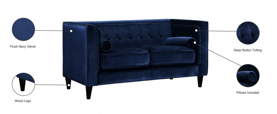 Causeuse en velours Taylor 