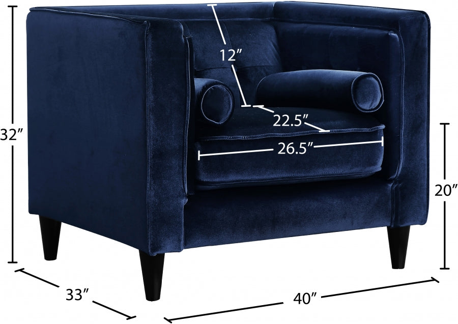 Chaise Taylor en velours