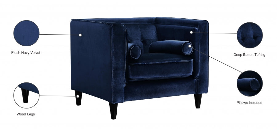 Chaise Taylor en velours