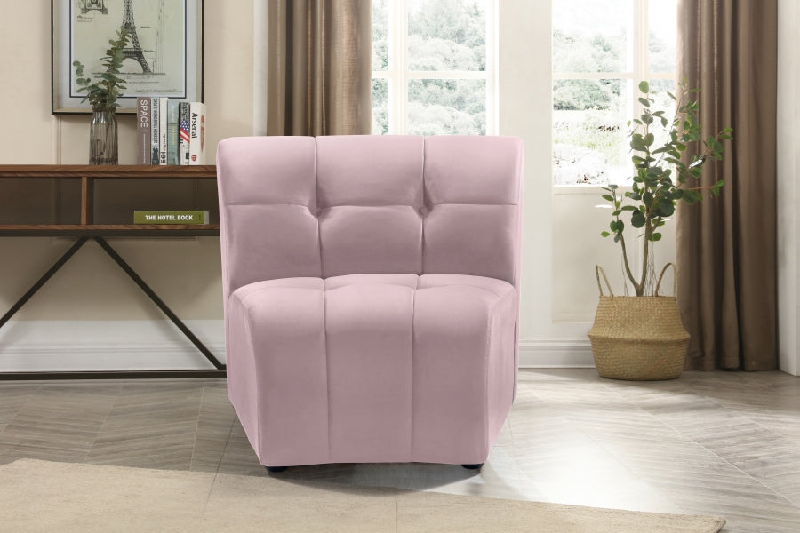 Chaise modulaire en velours Limitless