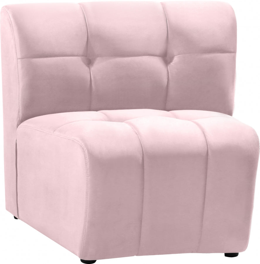 Chaise modulaire en velours Limitless