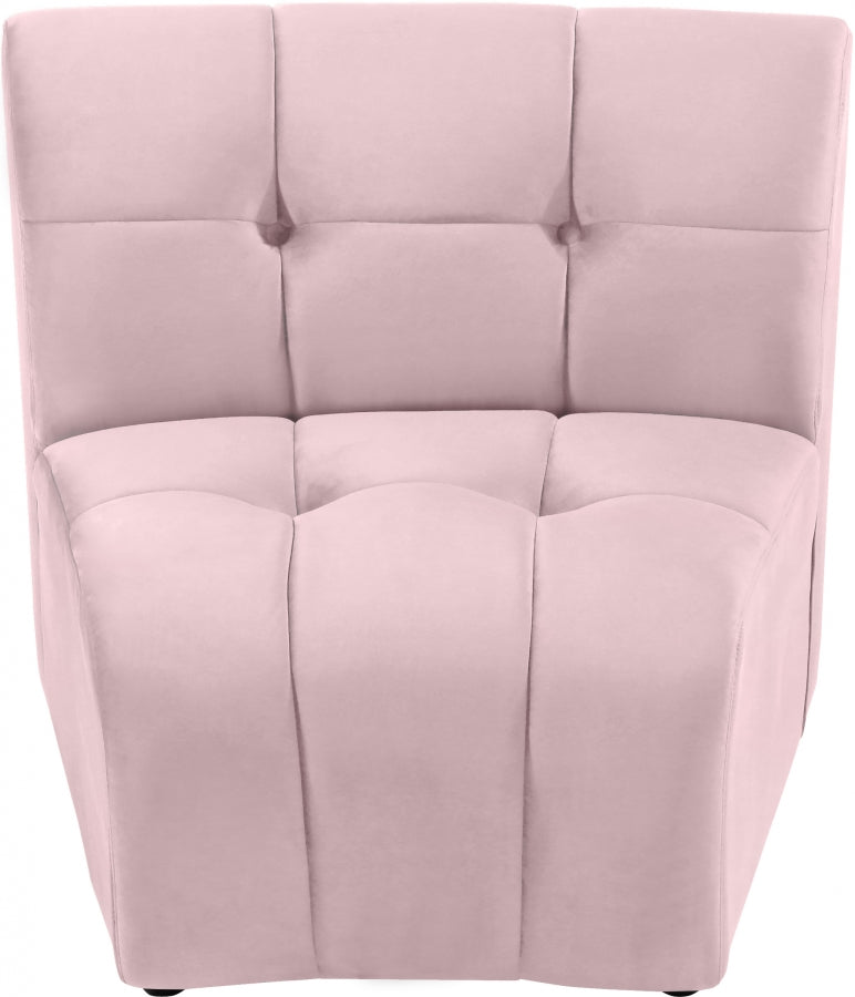 Chaise modulaire en velours Limitless