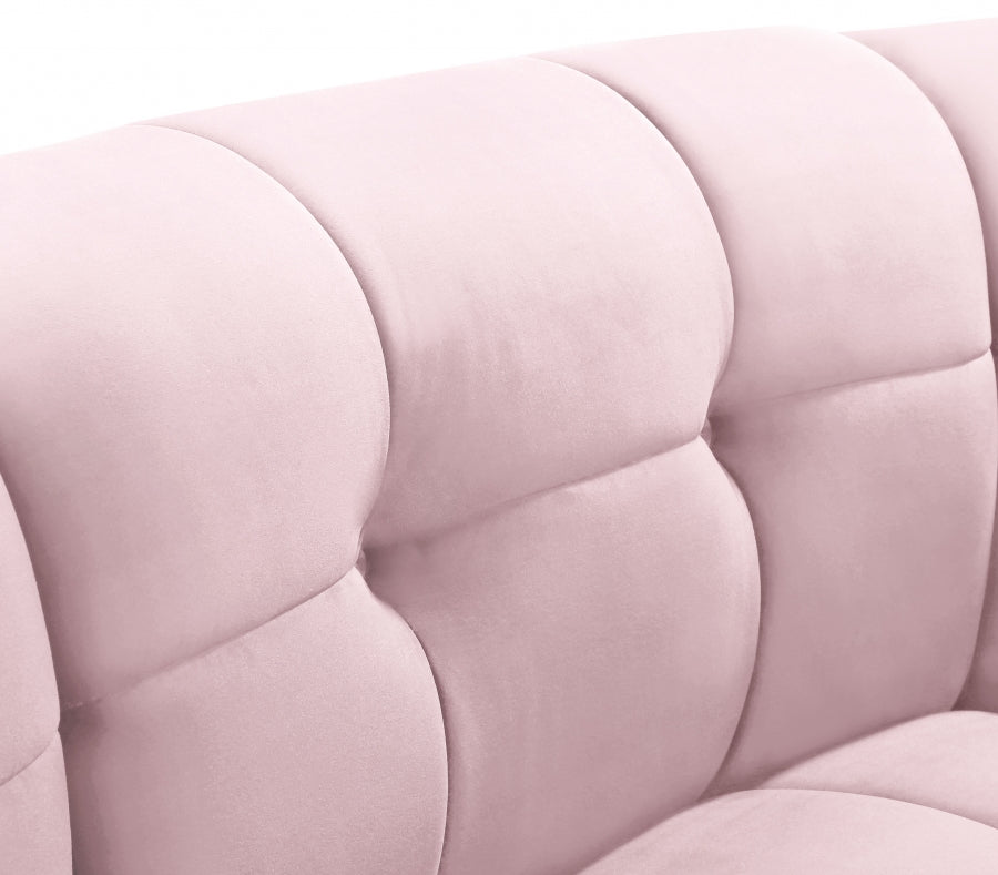 Chaise modulaire en velours Limitless