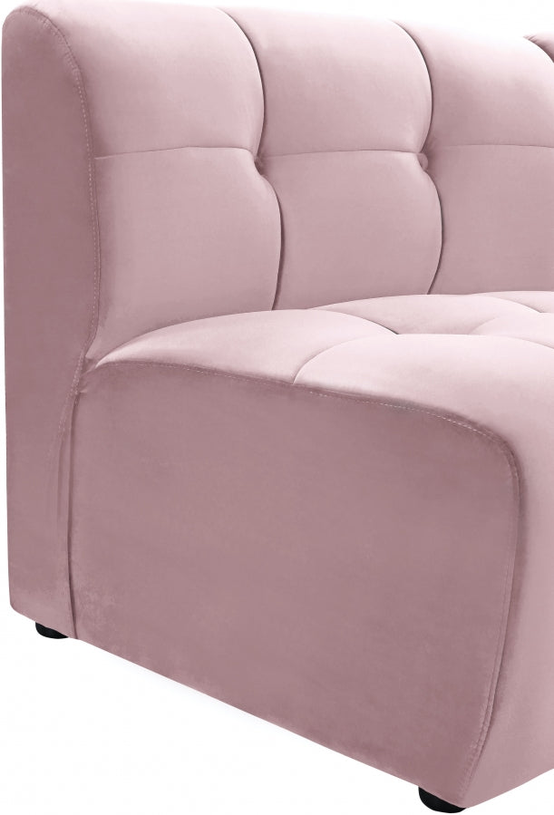 Chaise modulaire en velours Limitless
