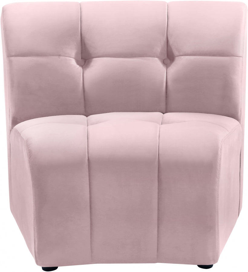 Chaise modulaire en velours Limitless