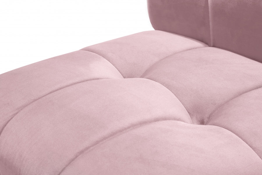 Causeuse modulaire en velours Limitless