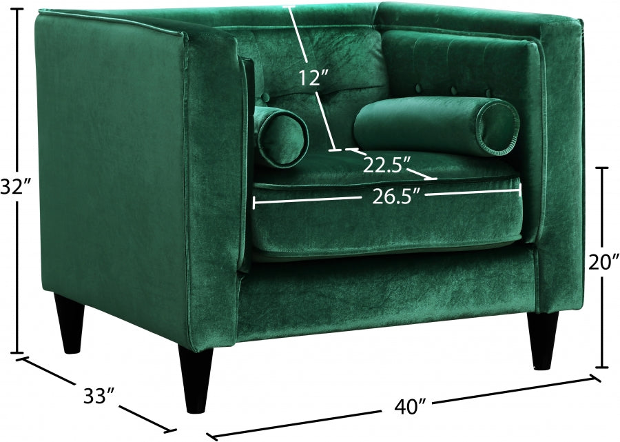 Chaise Taylor en velours