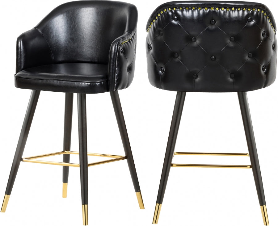 Bar en similicuir Barbosa | Tabouret de comptoir