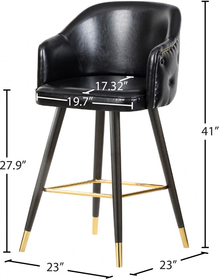 Bar en similicuir Barbosa | Tabouret de comptoir