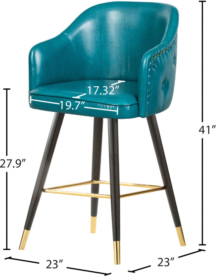 Bar en similicuir Barbosa | Tabouret de comptoir