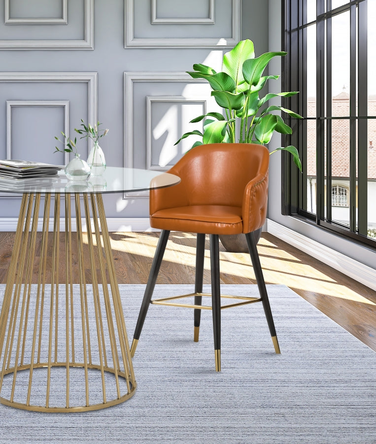 Bar en similicuir Barbosa | Tabouret de comptoir
