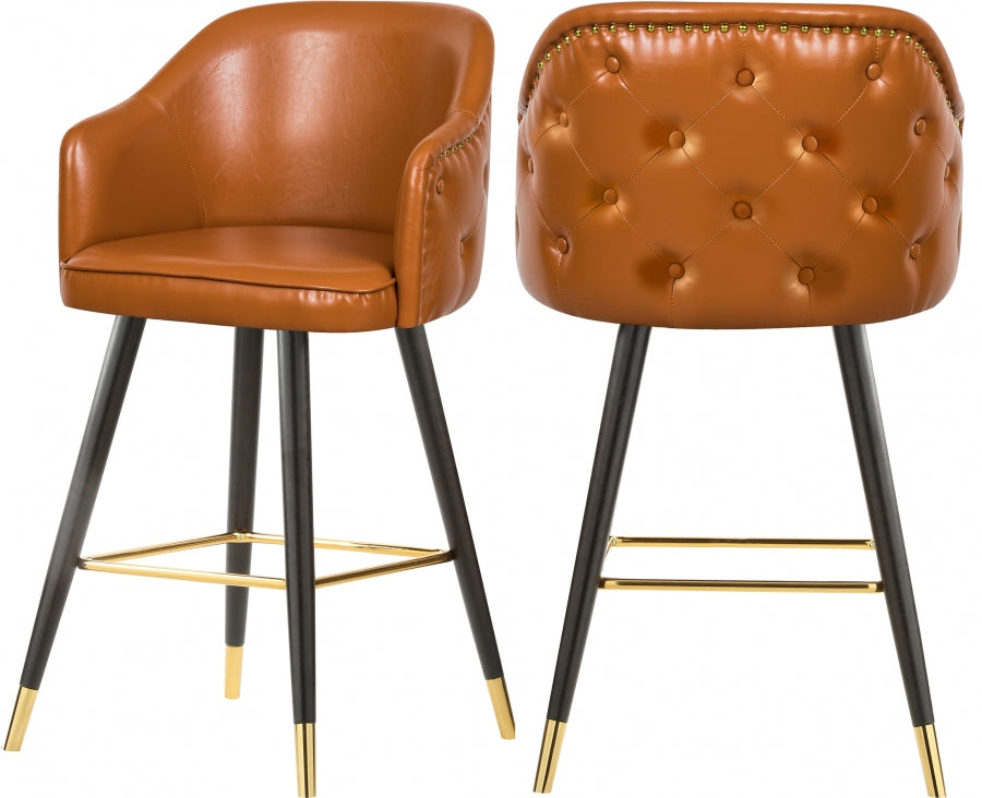 Bar en similicuir Barbosa | Tabouret de comptoir