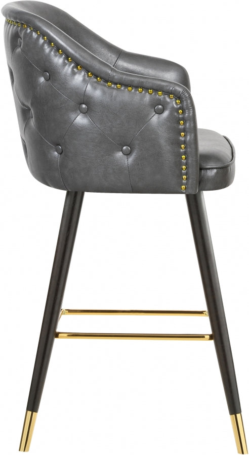 Bar en similicuir Barbosa | Tabouret de comptoir
