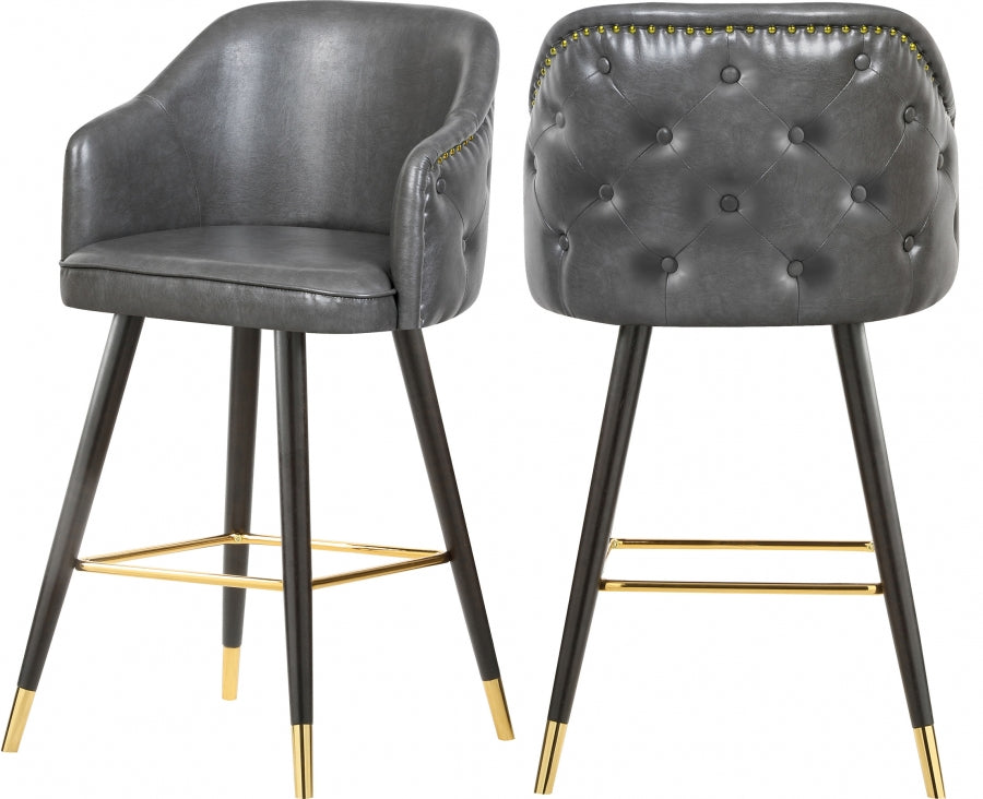 Bar en similicuir Barbosa | Tabouret de comptoir