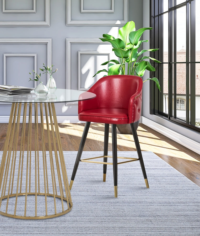 Bar en similicuir Barbosa | Tabouret de comptoir