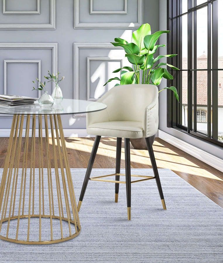Bar en similicuir Barbosa | Tabouret de comptoir